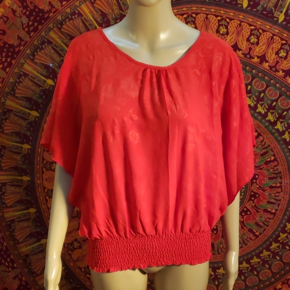 Chances R banded blouse size petite medium